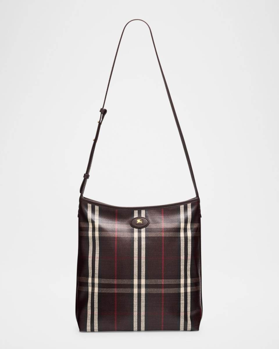 Highlands Small Coated Check Shoulder Bag